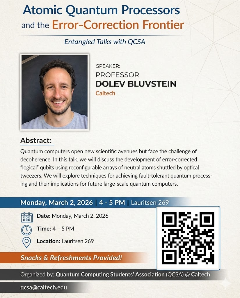Dolev Bluvstein Talk